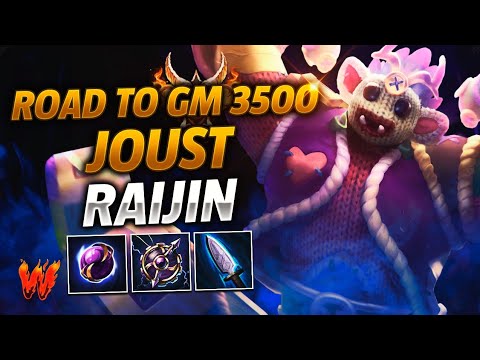 RAIJIN, EL COOLDOWN ES DAÑO - Warchi - Smite Joust Road to GM 3500