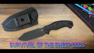 A serious survival knife in the Sheep Dog Survival