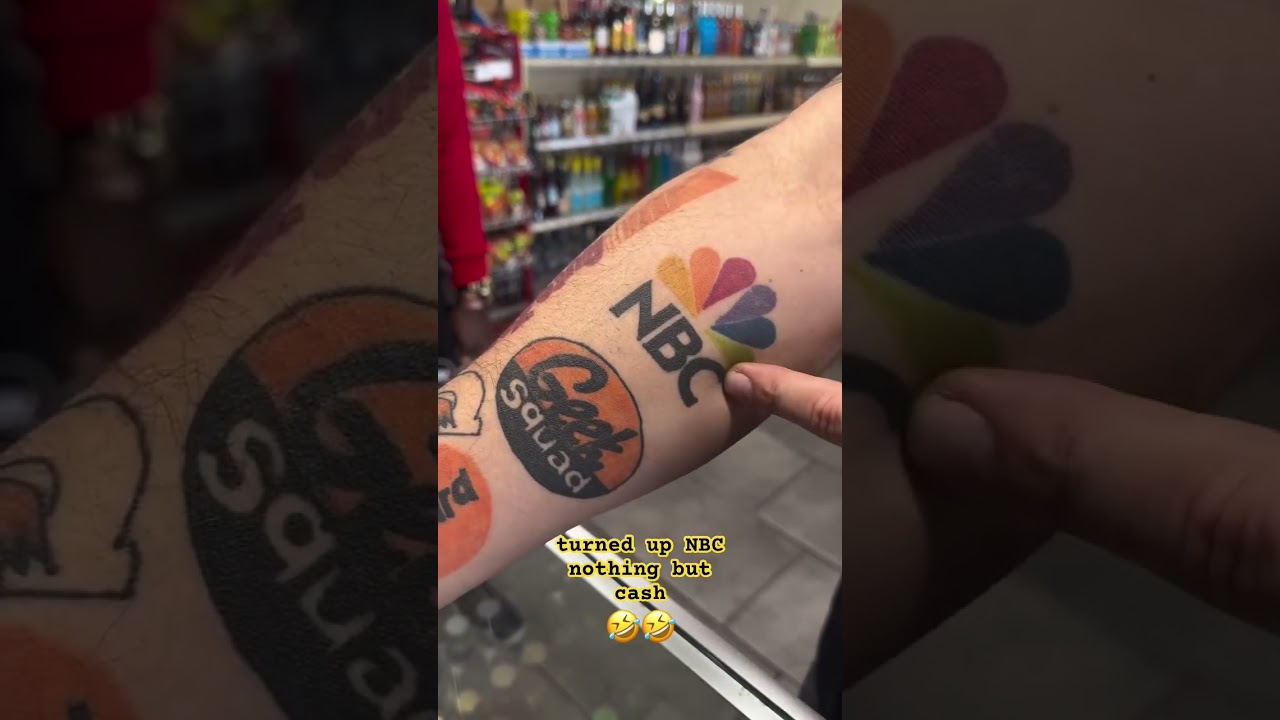 Guy tattoos business logos with meaning