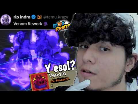 VENOM REWORK?! Si Esto es REAL me Visto de MAID 🗣️ (Blox Fruits)