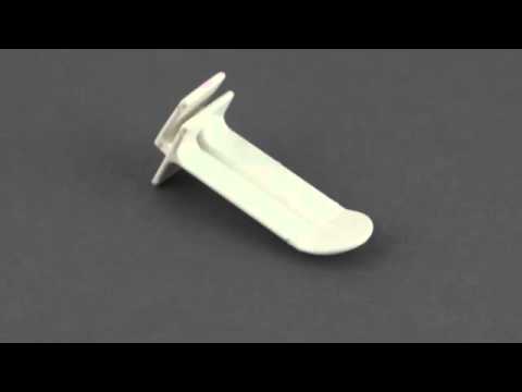 2" Butterfly Power Panel Display Plastic Hooks | Wide Hook | Product Merchandising