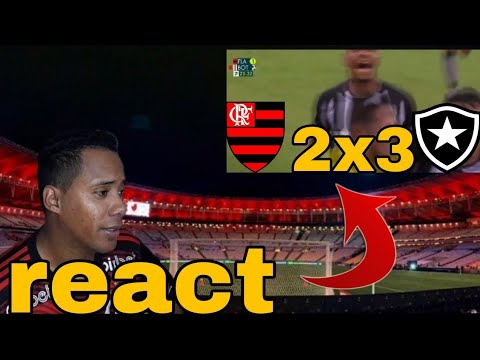 REACT | BRASILEIRÃO 2023 | FLAMENGO 2X3 BOTAFOGO |MELHORES MOMENTOS