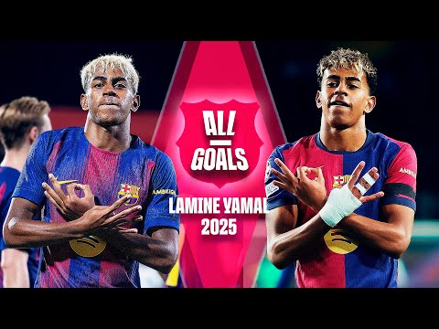All of Lamine Yamal's Goals in 2025 — FC Barcelona