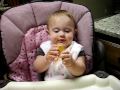 Addie Eating A Cookie