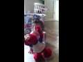 Hayden Playing With Elmo