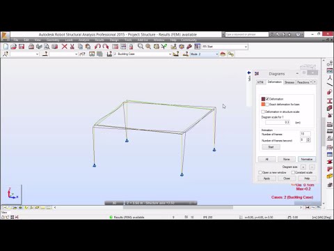 Robot Structural Analysis - Buckling Analysis