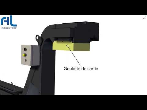 Convoyeur à copeaux pour centre d'usinage MAZAK