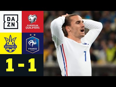 Griezmann & Co beißen sich die Zähne aus: Ukraine – Frankreich 1:1 | UEFA European Qualifiers | DAZN