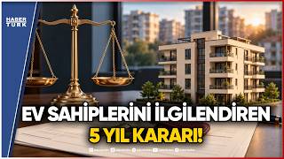 YARGITAY'DAN KİRADA EMSAL KARAR! Ev Sahipleri 5 Yıldan Önce Kira Tespit davası A