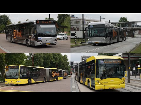 Utrecht U-OV bussen van Qbuzz en Syntus/KEOLIS