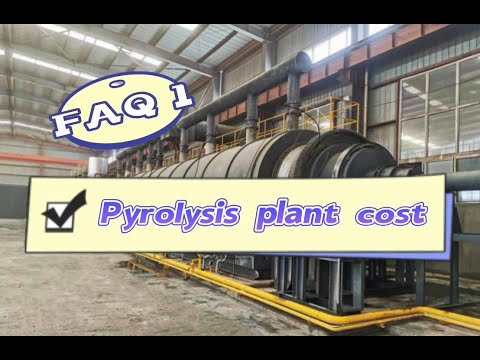 Latest pyrolysis waste rubber tyre plastic oil recycling plant price, pyrolysis machine reactor cost