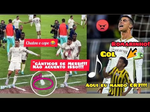 Romarinho fez o gol da vitória do Al-Ittihad sobre o Al-Nassr, e cânticos de Messi!!! 🤬😬