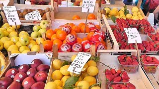 РЫНОК В ВЕНЕЦИИ и цены на продукты, овощи, фрукты | Цены в Европе 2018