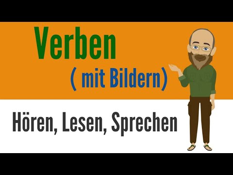 Deutsch Lernen: Verben mit Bildern