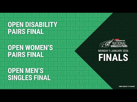 2026 | Summerset National Singles & Pairs | Finals Day
