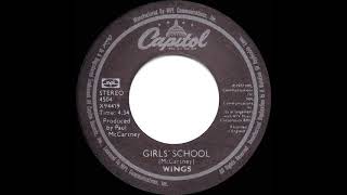 1977 HITS ARCHIVE: Girls’ School - Wings (a #1 UK hit)