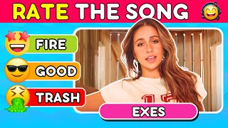 RATE THE SONG 🎵  2024 Top Songs Tier List | Music Quiz #5