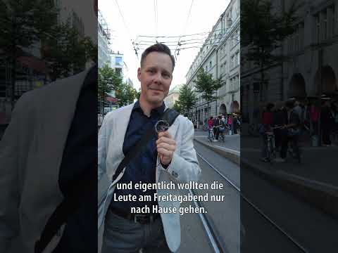 Klimademo in Zürich