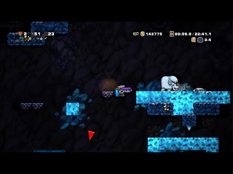 Mammoth glitch (very useful).  [Spelunky HD]