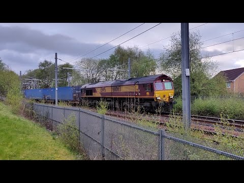 4M30 66063 Grangemouth to Daventry rounds Coatbridge Curve (01/05/23)