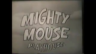 Mighty Mouse Playhouse (intro | series 1 | black &amp; white) 1955 &quot;vintage&quot;