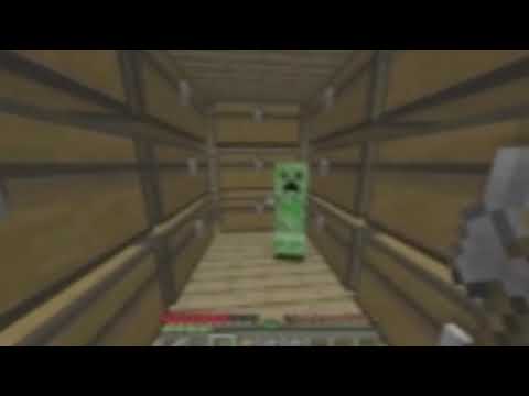 Creeper blows up kid's torch chests