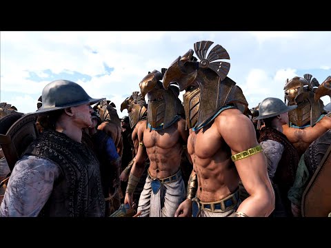 100 FULLAUTO ARCHERS AMBUSHED BY 1 MILL EGYPTIAN WARRIORS | Ultimate Epic Battle Simulator 2 UEBS 2