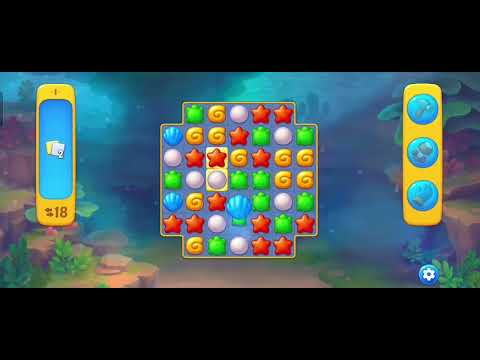 Fishdom Game - level 1 completed