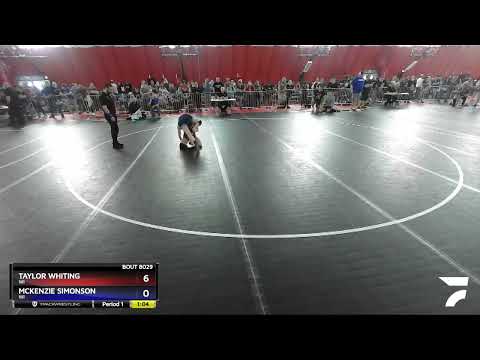 106 Lbs Round 3 - Taylor Whiting, WI Vs McKenzie Simonson, WI 5884