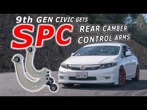 SPC Rear Camber Control Arms install on my 2012 9th Gen Honda Civic Si