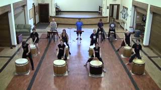 Hiryu Project 2012 - Fubuki Daiko and students play Hiryu Sandan Gaeshi
