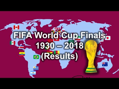 ALL FIFA World Cup Finals 1930 - 2018 | Results