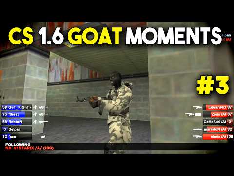 The Greatest CS 1.6 PRO Moments of All Time - 3/5