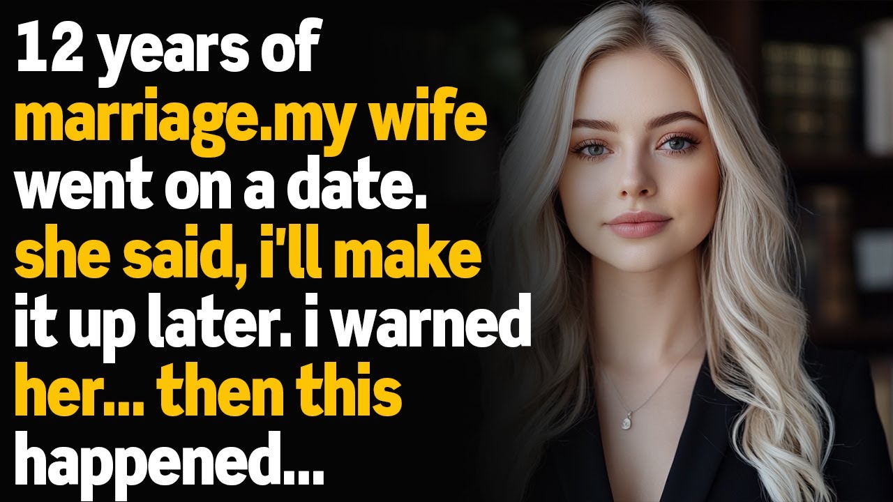 AFTER 12 YEARS OF MARRIAGE, MY WIFE DISOBEYED ME AND WENT ON A DATE; SHE PAID THE PRICE...