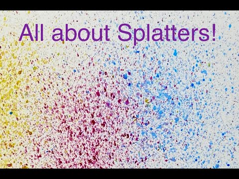 Watercolor - Beginners and Beyond Splatter Tutorial