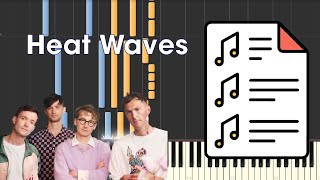 Glass Animals - Heat Waves | Piano Tutorial Sheet Music