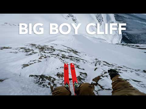 Cliff of the season, and the pinnacle of skiing