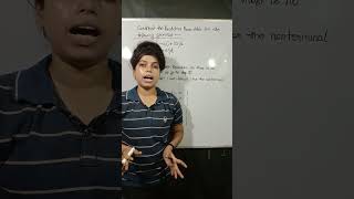 Construct the Predictive parse table for the following grammars | #shortvideo #shortsfeed #shorts#cs
