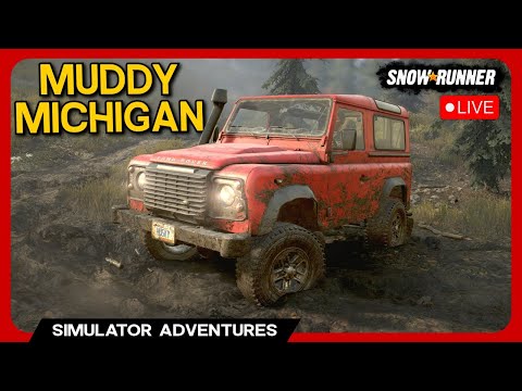 SnowRunner: Land Rover in Michigan! 🚙 LIVE! 🔴 #2