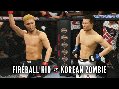 THE FIREBALL KID vs THE KOREAN ZOMBIE! Takanori Gomi vs Chan Sung Jung | UFC 2 | BossG Gaming