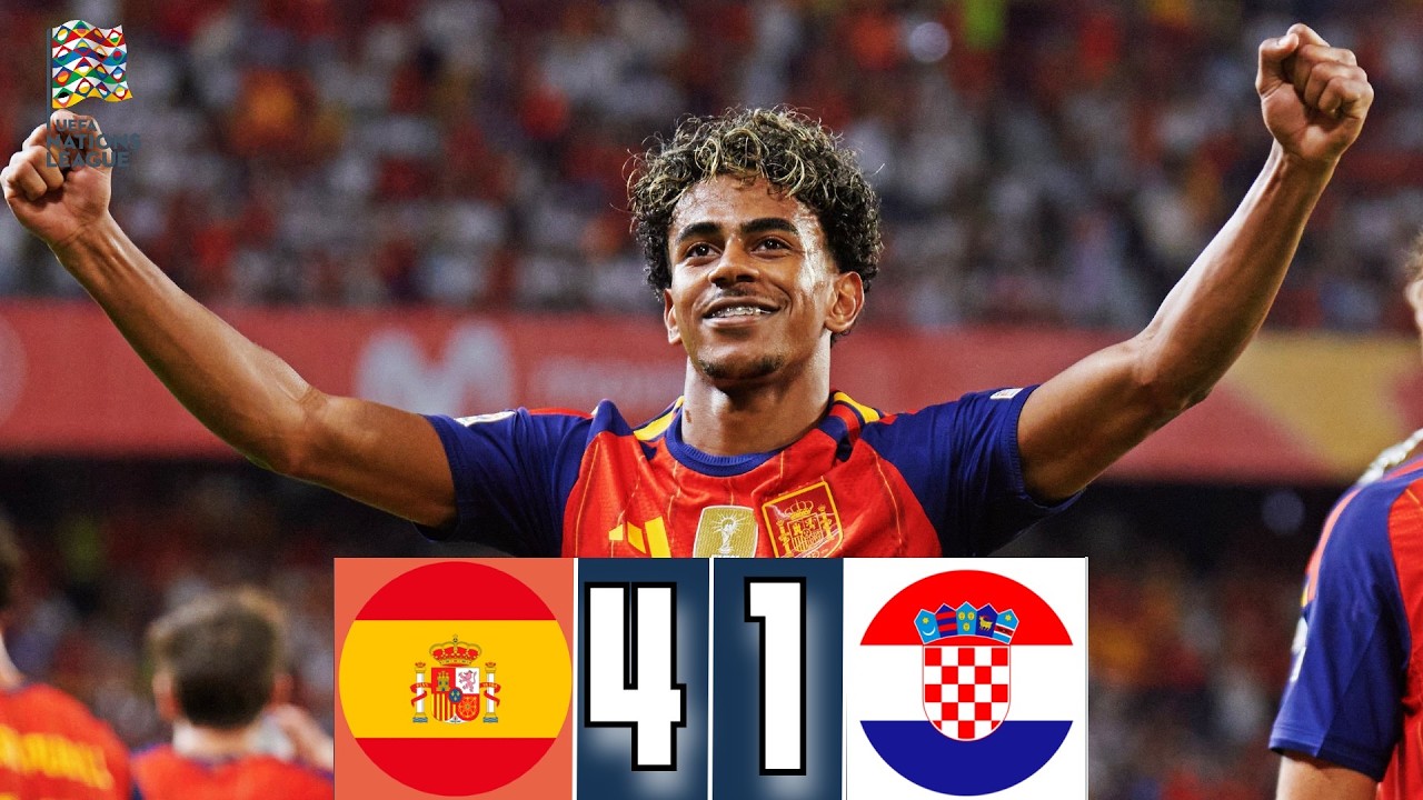 🤩 ¡ESPAÑA ARRASA y LAMINE GOLEA! | España 4-1 Croacia | Resumen Chiringuito Live