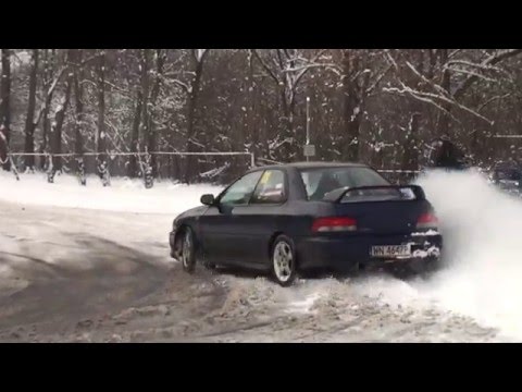 Czarek Marciniak - Subaru Impreza - 1 Runda Królewski Winter Cup  Tor Służewiec Warszawa 17-01-2016