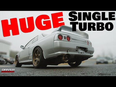 REAL WHP | HUGE GREDDY SINGLE TURBO SKYLINE R32 GTR | DYNO TESTED