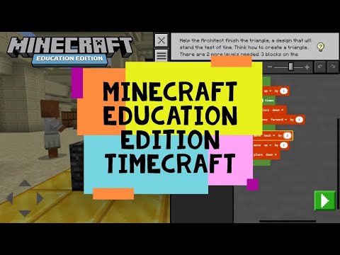 Minecraft Timecraft - Minecraft Hour of Code 2021 - How to Play Minecraft Education Edition