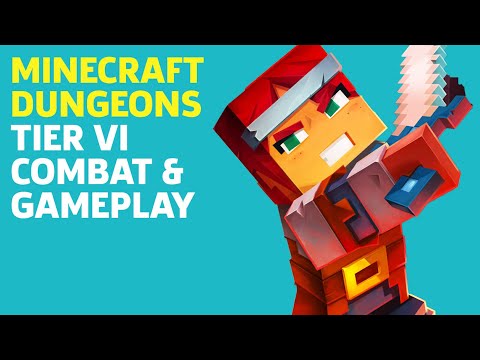 GameSpot - Minecraft Dungeons Tier VI Redstone Mines Combat & Boss Gameplay
