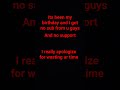 i really apologize#viral #sad