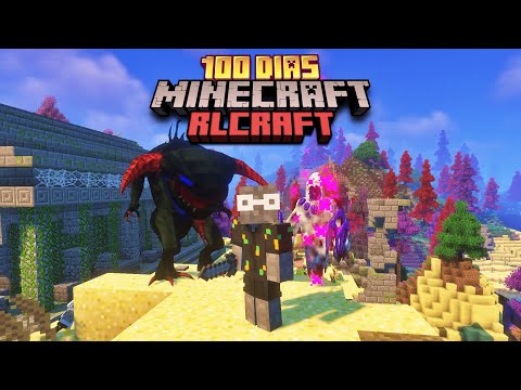 Sobreviví 100 días en RLCraft Dregora | El modpack MÁS COMPLEJO