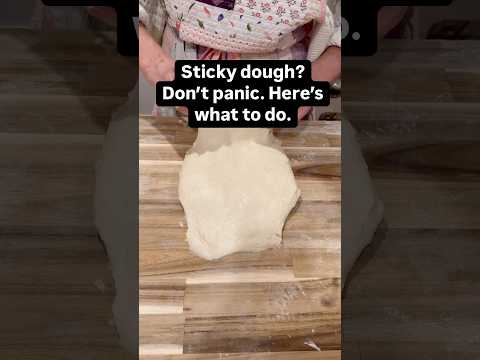 Sticky dough doesn’t mean bad bread! This is what I do when my sourdough is super sticky!