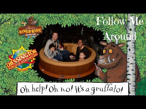 DAY OUT @ CHESSINGTON for Alyx's 3rd Birthday. Full day Vlog -Our 1st time on the Gruffalo Ride