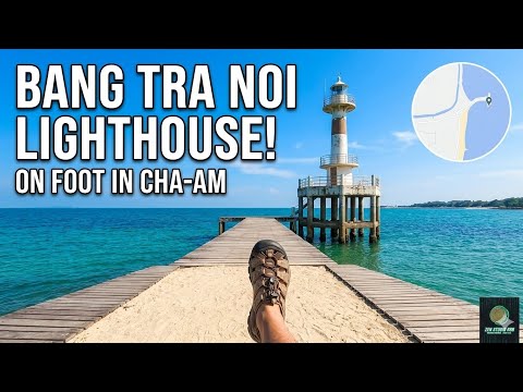 Discover the Bang Tra Noi Canal Lighthouse on Foot, Cha Am, Thailand